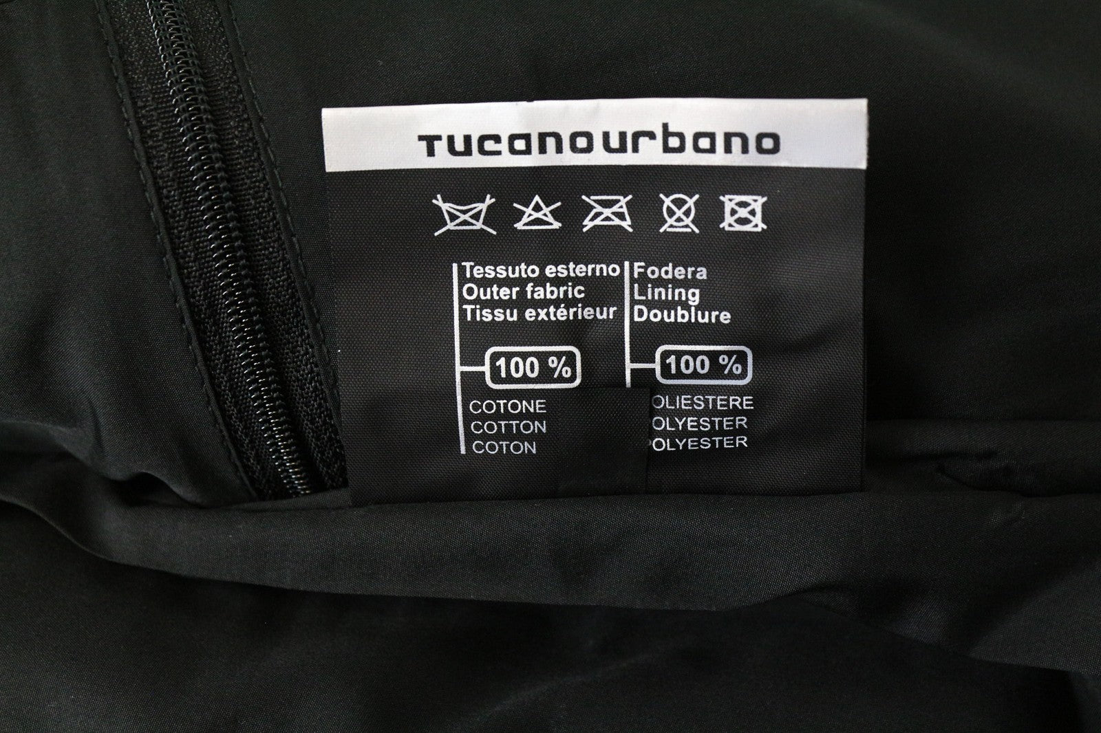 TUCANO URBANO Queen Women Jacket IT42 Black Waxed Cotton Motorbike Windproof