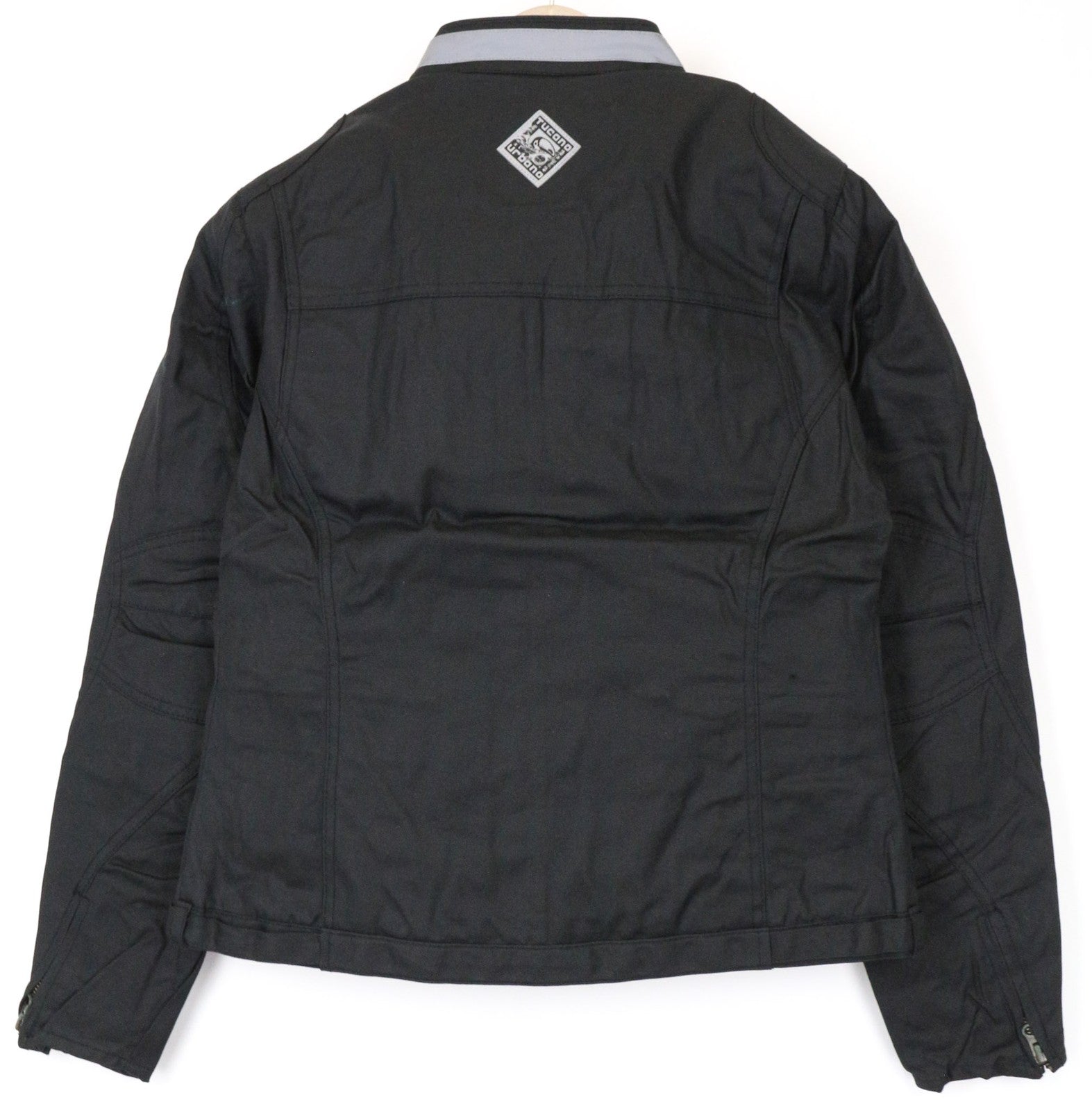 TUCANO URBANO Queen Women Jacket IT42 Black Waxed Cotton Motorbike Windproof