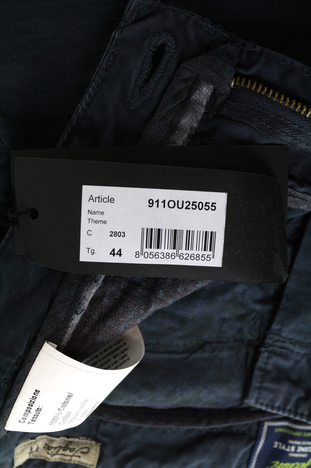 GAUDI Men's Shorts 44 Washed Blue 4-Pocket Pure Cotton Summer Casual Wear