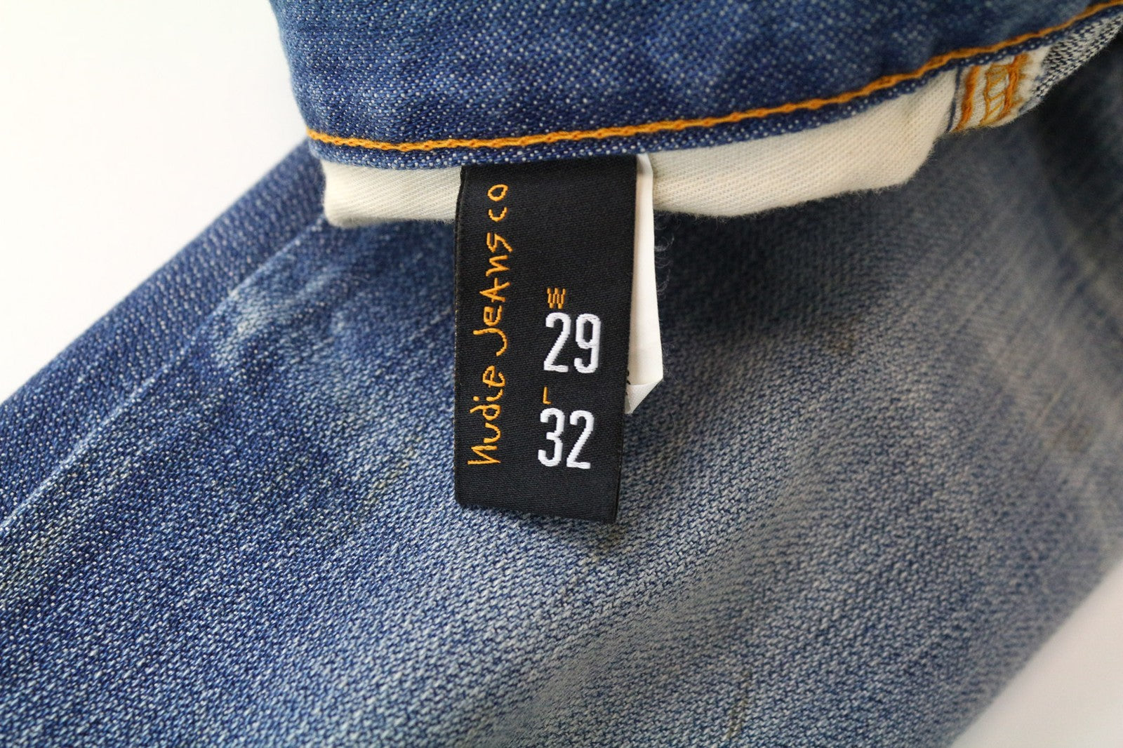 NUDIE JEANS Slim Jim Broken Dream Men's Jeans W29/L32 Blue Slim Non-Stretch