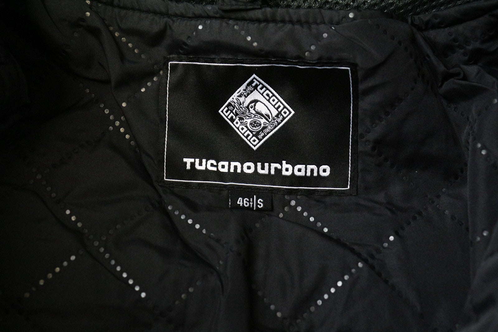 TUCANO URBANO Ermes vyriška paspirtuko striukė S, juoda, su kvėpuojančiu paminkštinimu 