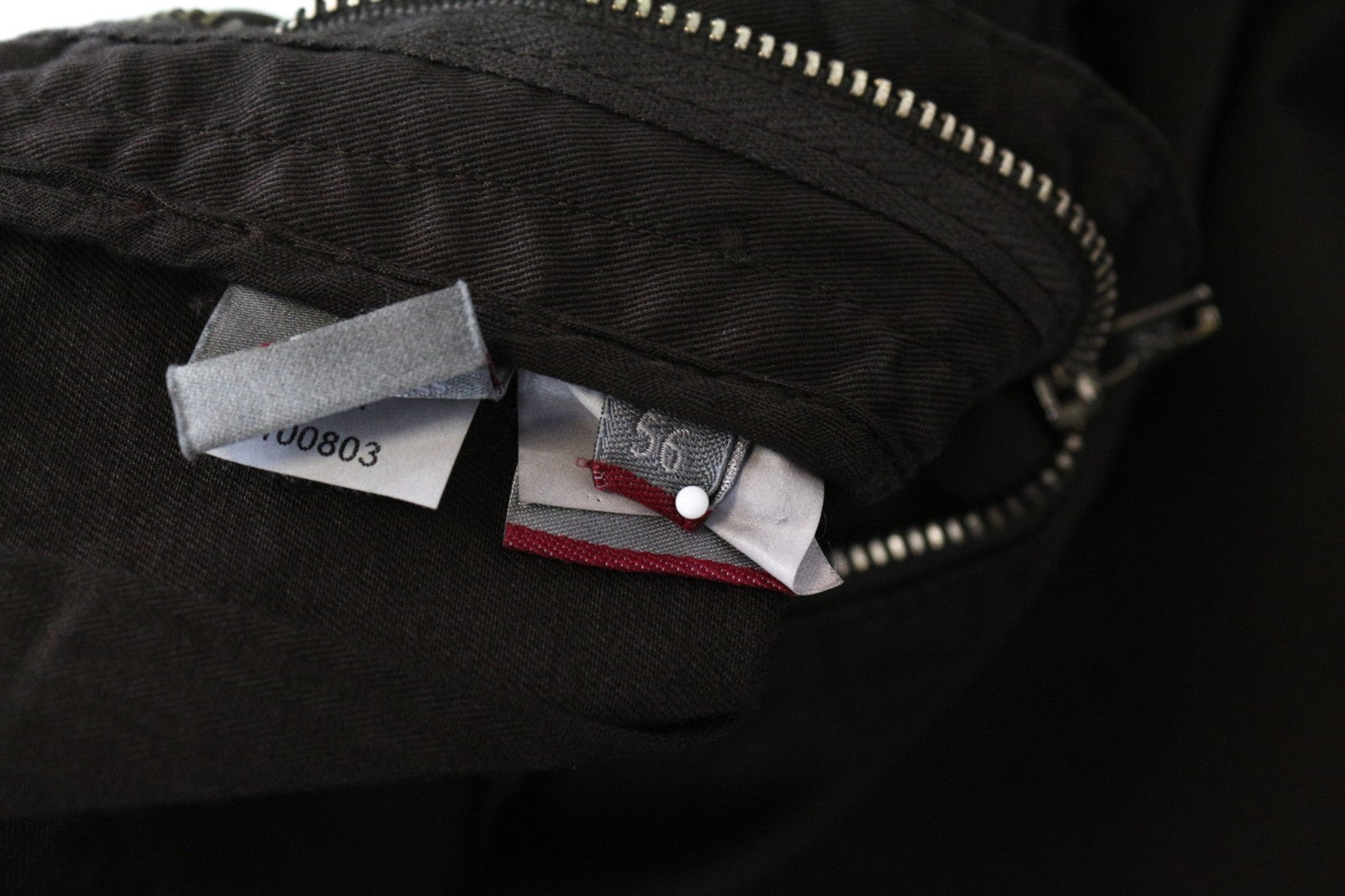 HARMONT &amp; BLAINE vyriškos kelnės 56 tamsiai rudos laisvalaikio medvilnės tamprios plokščia priekine dalimi 