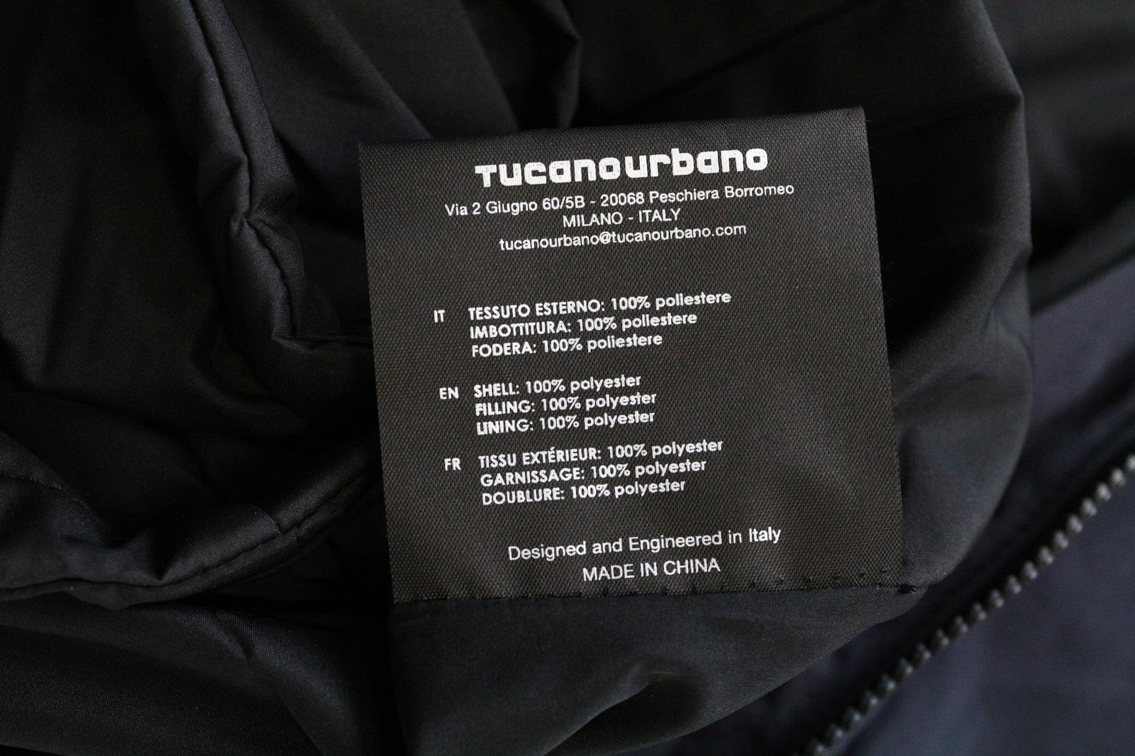 TUCANO URBANO Benjamin vyriška striukė 2XL tamsiai mėlyna 2in1 terminė vėjo striukė 