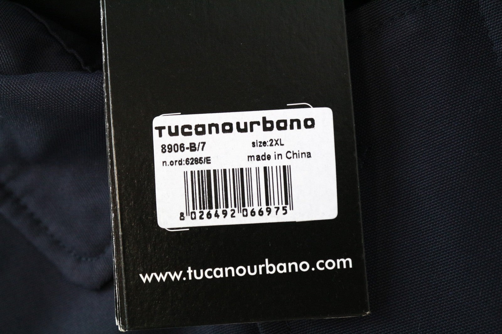 TUCANO URBANO Benjamin vyriška striukė 2XL tamsiai mėlyna 2in1 terminė vėjo striukė 