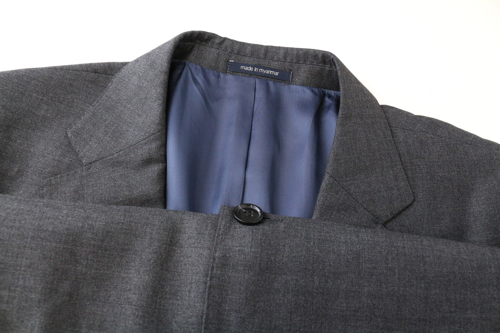 SUITSUPPLY Napoli Men's Blazer UK50S Grey Wool Super 110s Formal Slim Fit