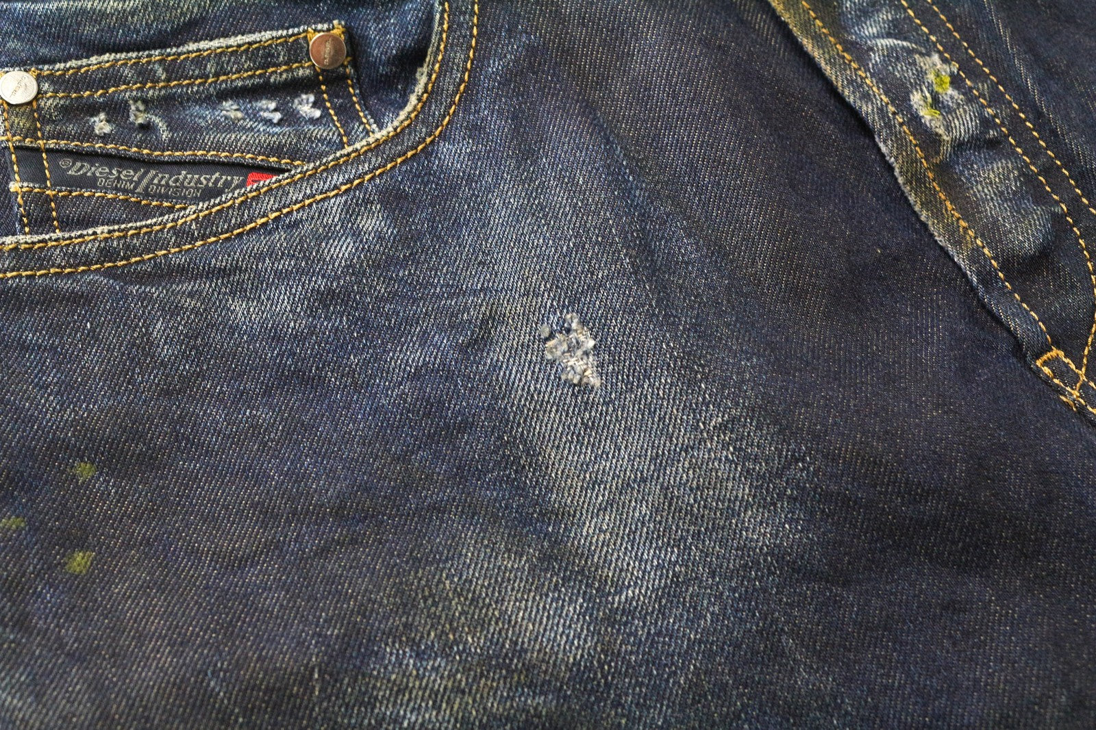 DIESEL Jifer 084SW vyriški džinsai W29/L32 mėlyni, ploni, siaurėjantys, tamprūs. 