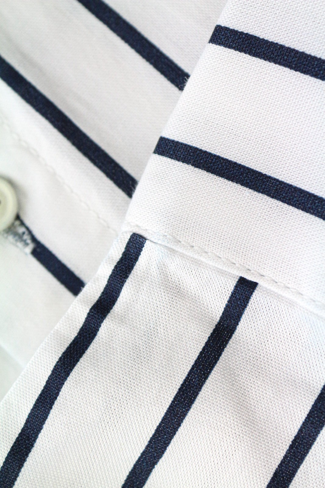 SCOTCH &amp; SODA vyriški marškinėliai M, balti, dryžuoti, asimetriški, ilgi, medvilniniai 