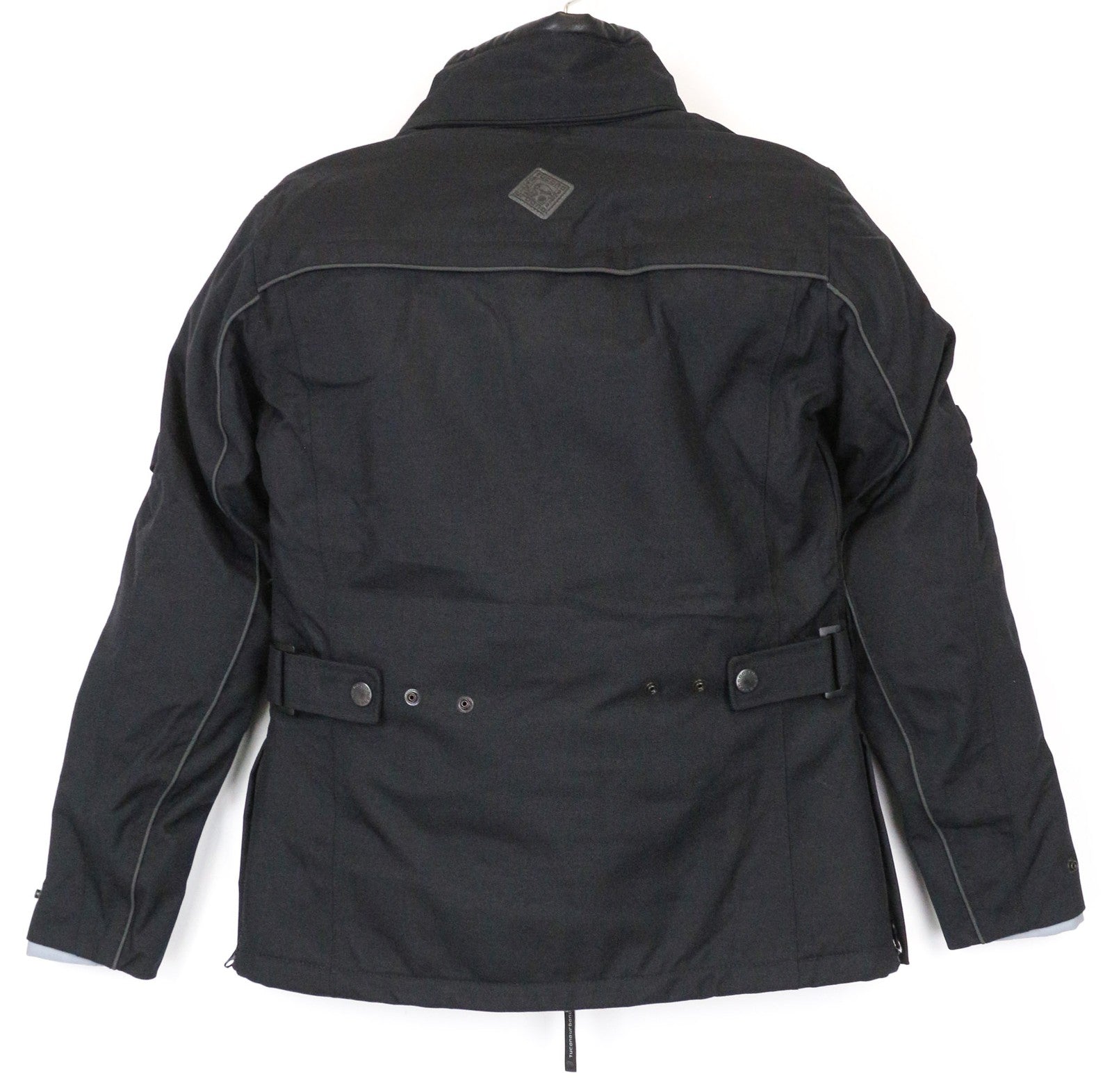 TUCANO URBANO Iris moteriška paspirtuko striukė IT38 juoda su paspirtuku ir vėjui atspariu paminkštinimu 