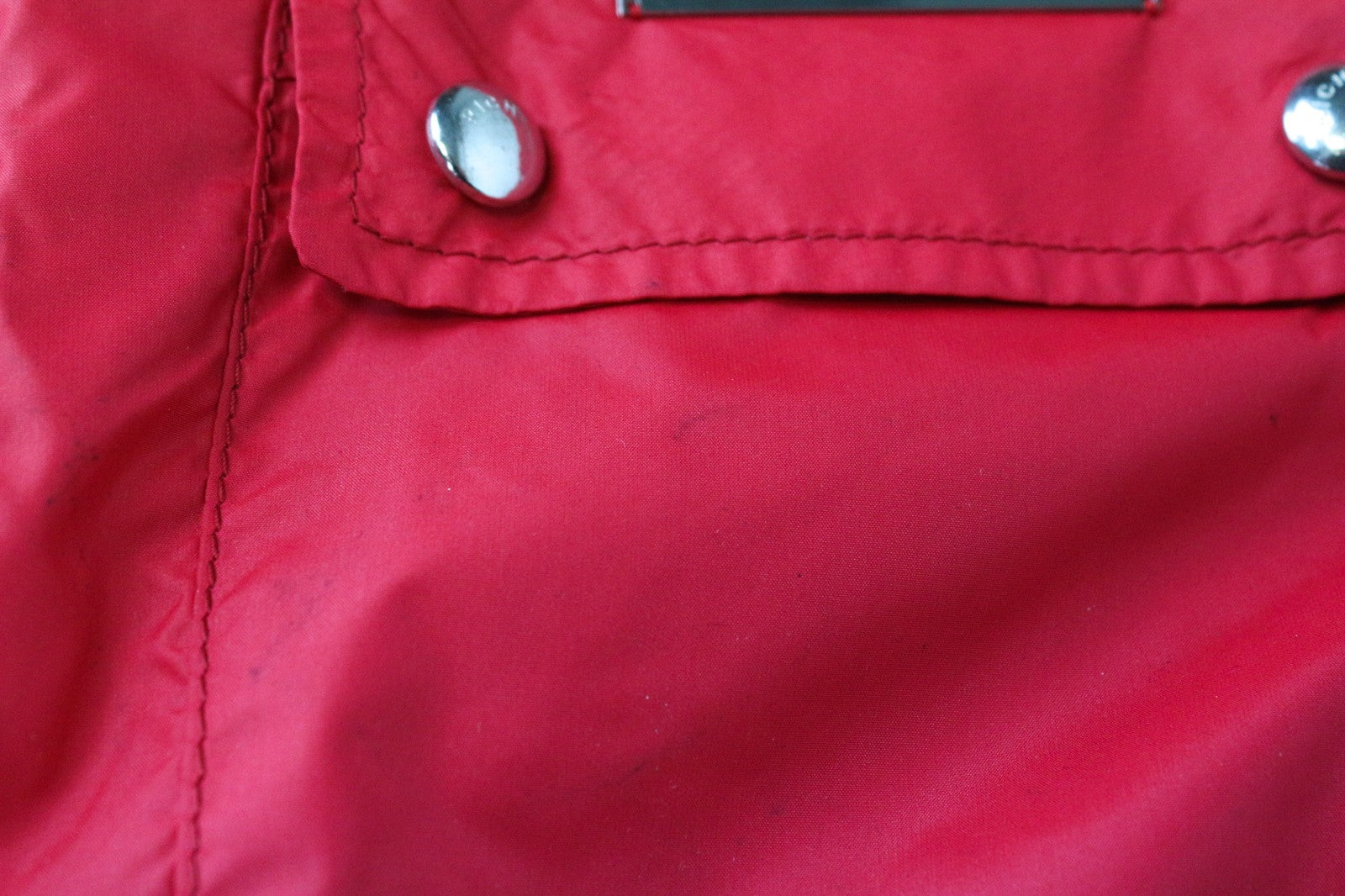 RICHMOND vyriška striukė IT48 ryškiai raudona dizainerio užtrauktuku, aukšta apykakle, klasikinio stiliaus, su pamušalu 