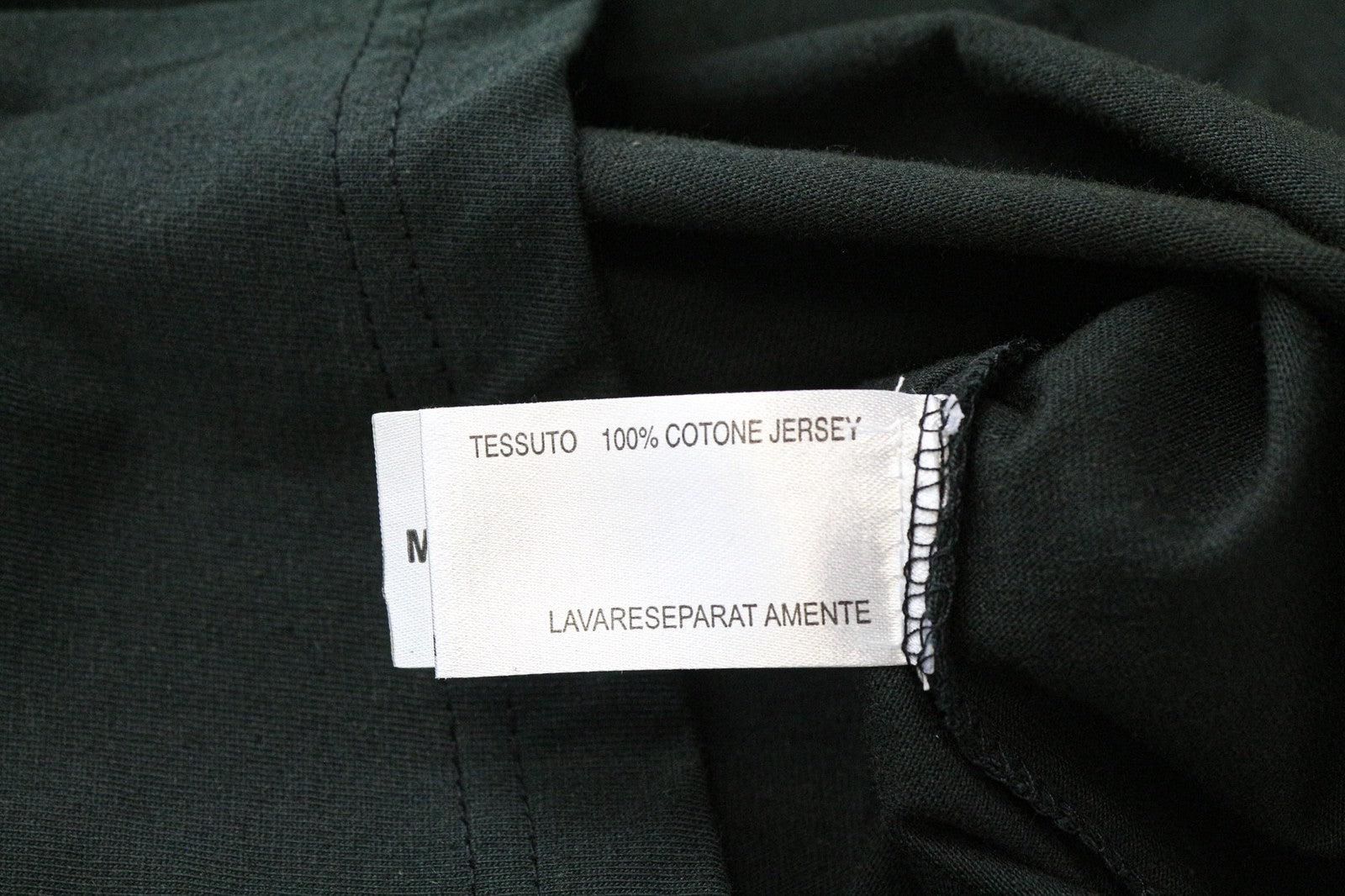 TUCANO URBANO T-TU moteriškas S dydžio juodas medvilninis megztinis su V formos iškirpte ilgomis rankovėmis 