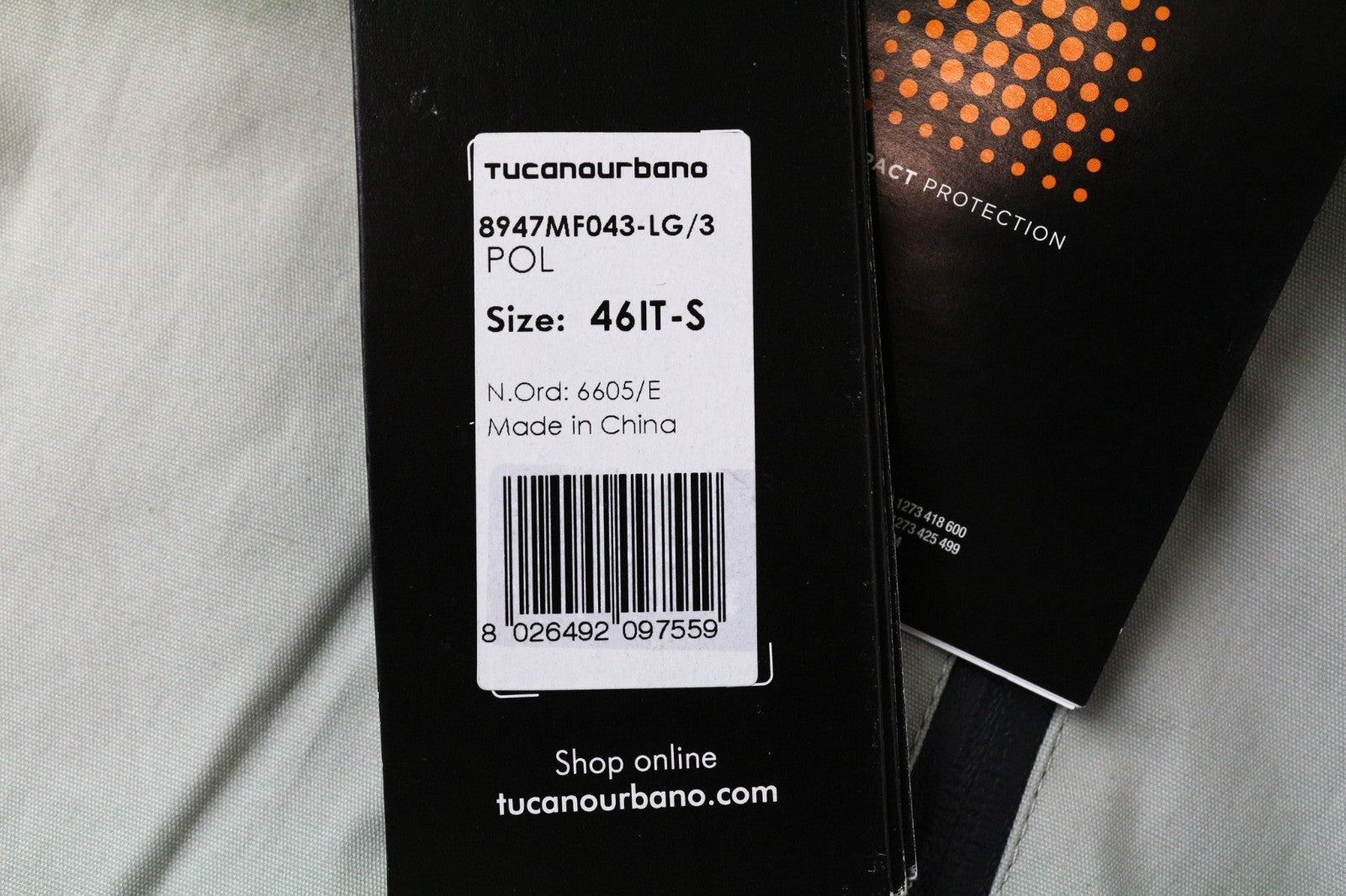 TUCANO URBANO Pol vyriška pilka medvilninė motociklininkų striukė, atspari vandeniui, vėjui ir vėjui S dydžio 