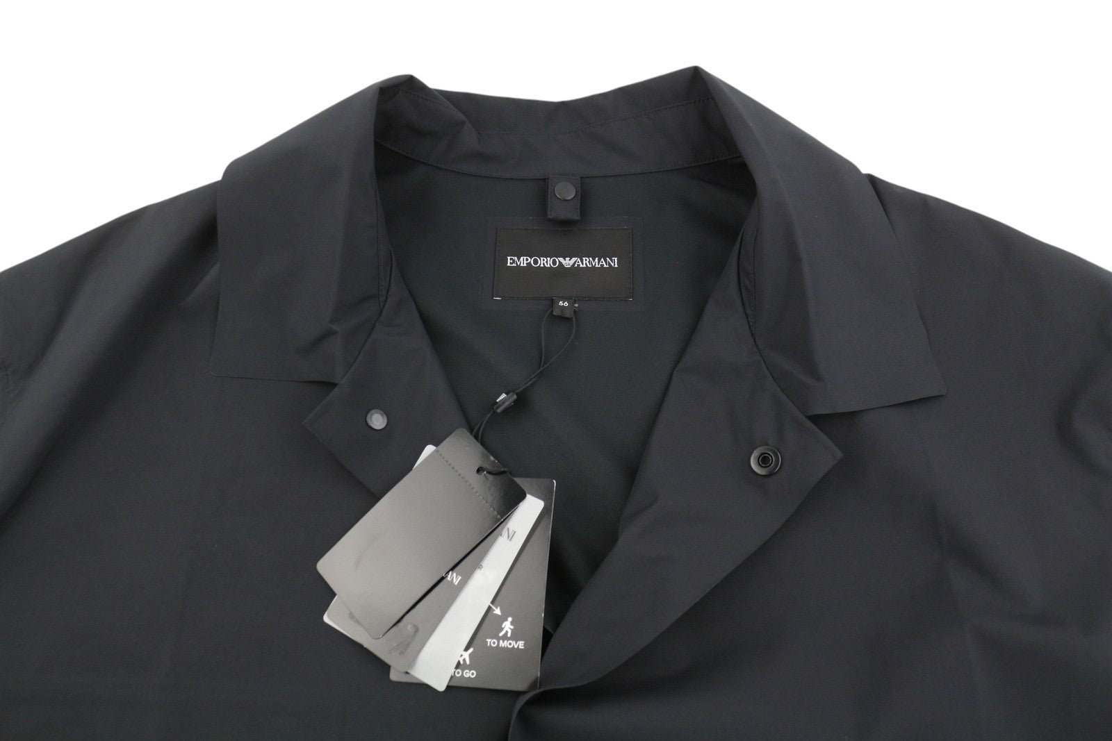 EMPORIO ARMANI vyriška striukė ~3XL juoda, trečinė, vandeniui atspari, plona RRP609 