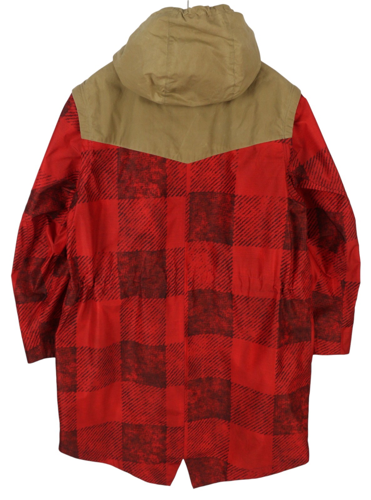 WOOLRICH xGriffin vyriška didelė žuvies uodegos dygsnio striukė L dydžio parka su nuimamomis rankovėmis RRP870 