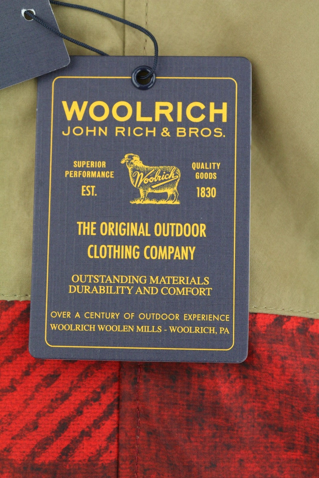 WOOLRICH xGriffin vyriška didelė žuvies uodegos dygsnio striukė L dydžio parka su nuimamomis rankovėmis RRP870 