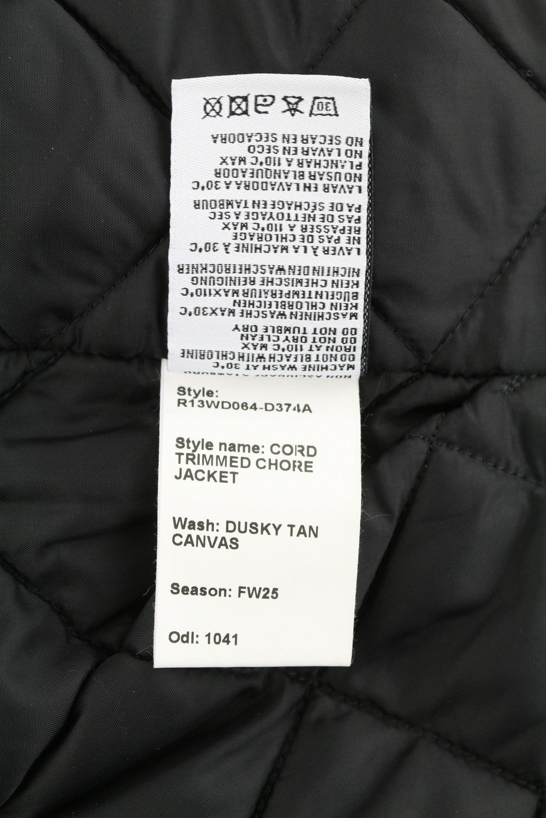 R13 virvelėmis apipjaustyta moteriška striukė su XS dydžio tamsiai ruda drobė, didelė FW25 RRP1699 