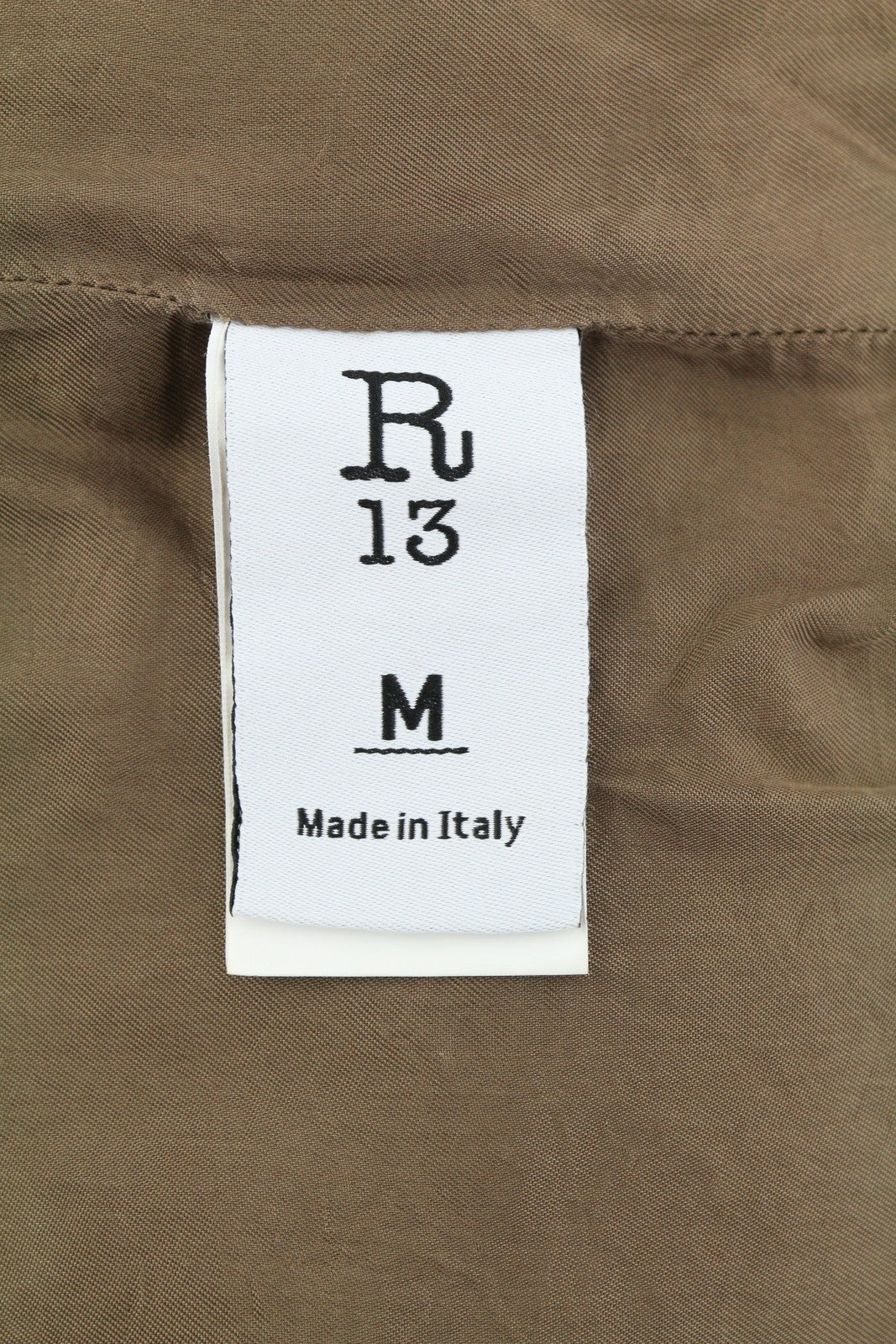 R13 Aptempta moteriška sunkvežimio striukė M su aukso rudos spalvos tampria virvele su sagomis FW25 RRP1199