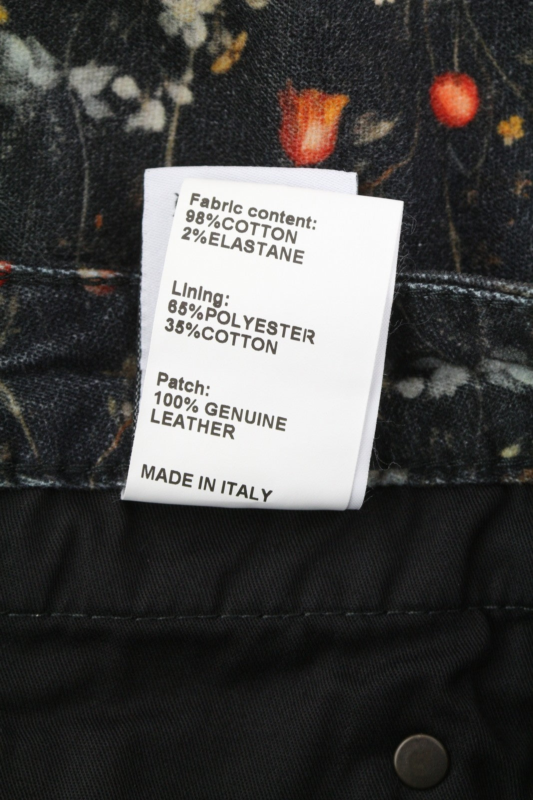 R13 berniukiški platėjantys moteriški džinsai, 30 Lunar Petal aksominiai, gėlių rašto, FW25, RRP799 