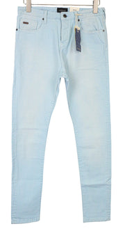 SCOTCH &amp; SODA Steele vyriškos mėlynos tamprios medvilninės plonos kelnės W29/L32 laisvalaikiui 