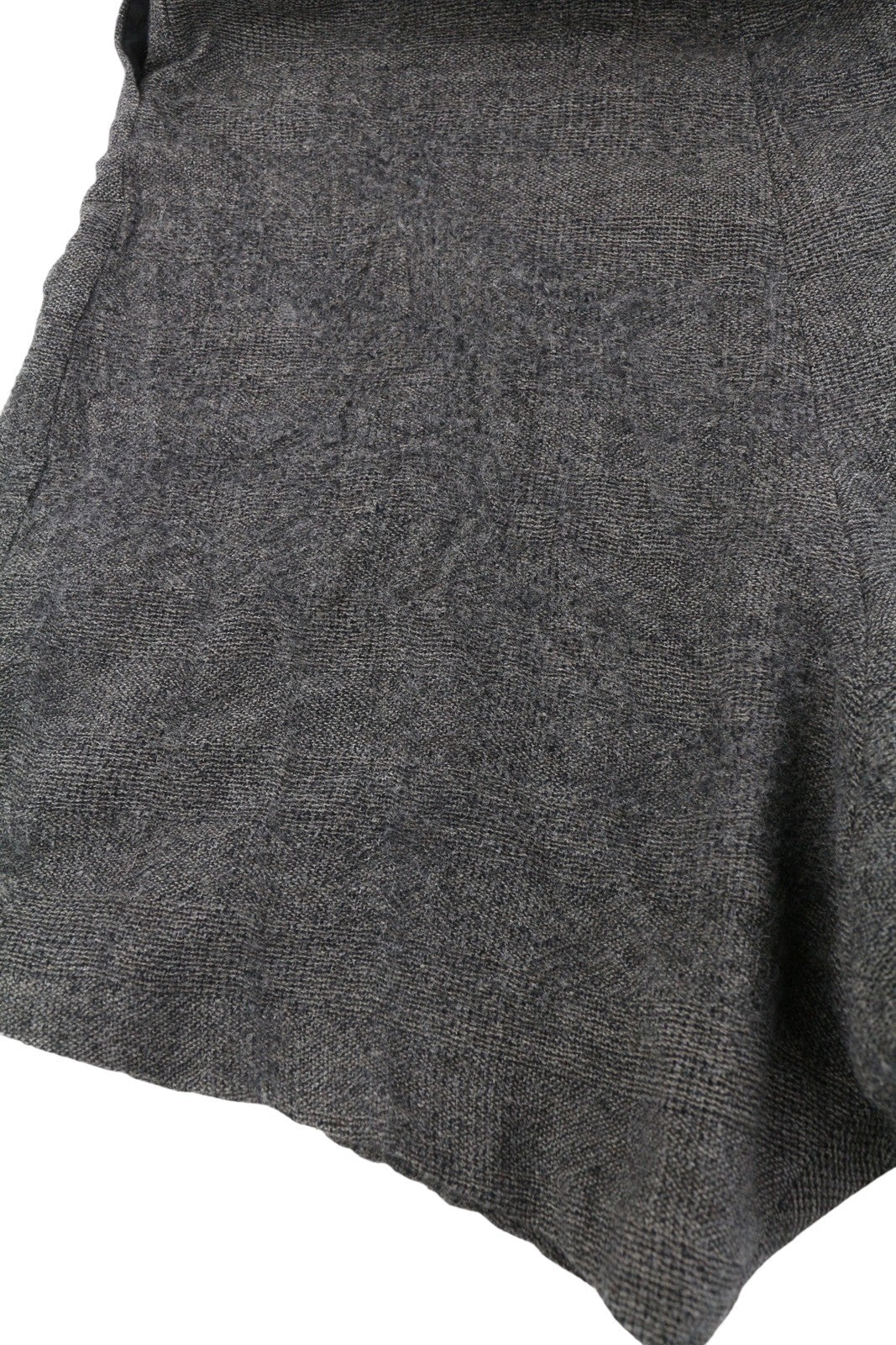 R13 moteriškas romperis su nėriniais ir rankovėmis S dydžio, tamsiai pilkas, languotas, vilnonis PF25, RRP1075 