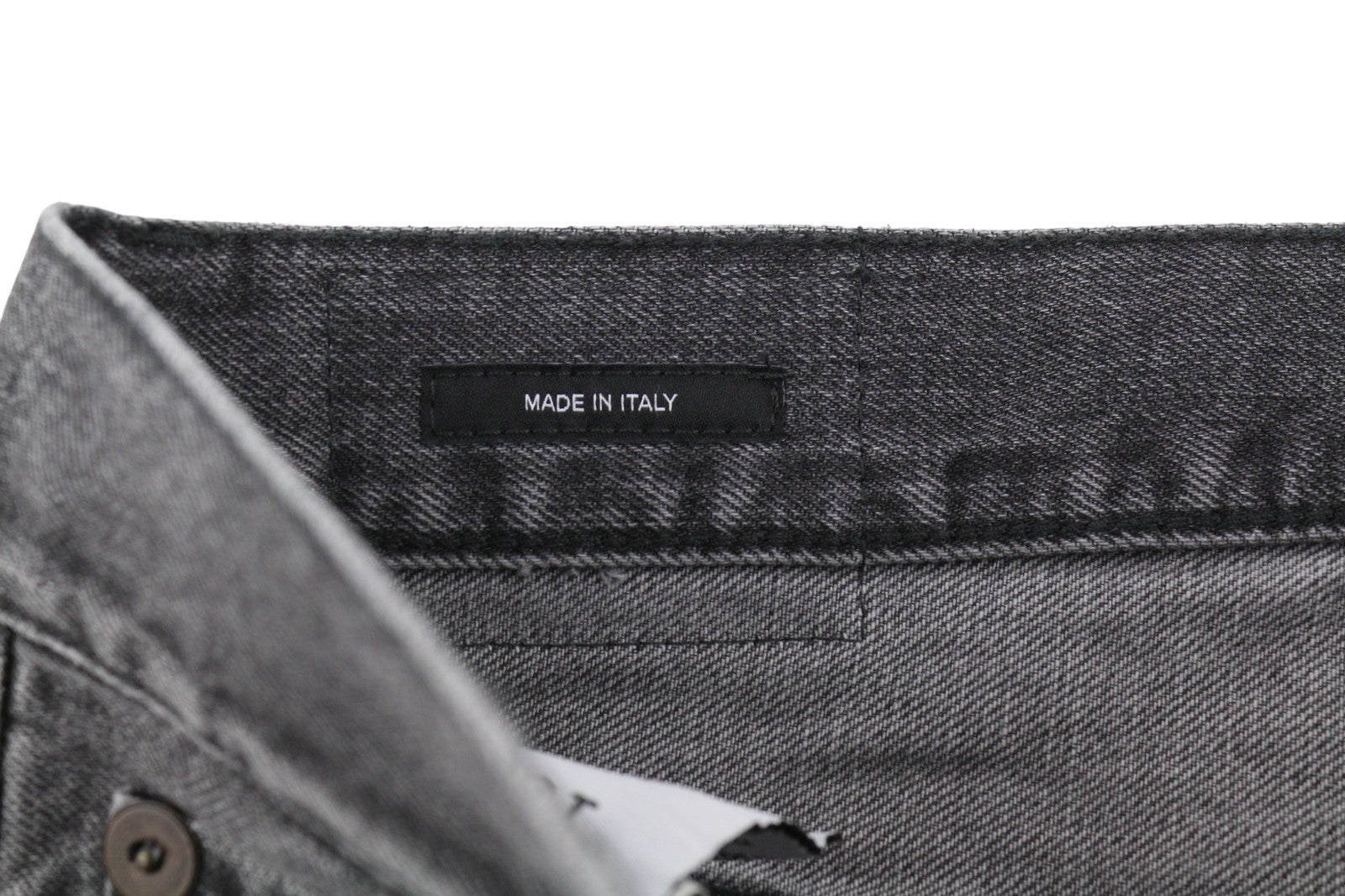 R13 Boyfriend moteriški džinsai 29 Wilson juodi ūsai su išblukusiais trumpais tiesiais PS25