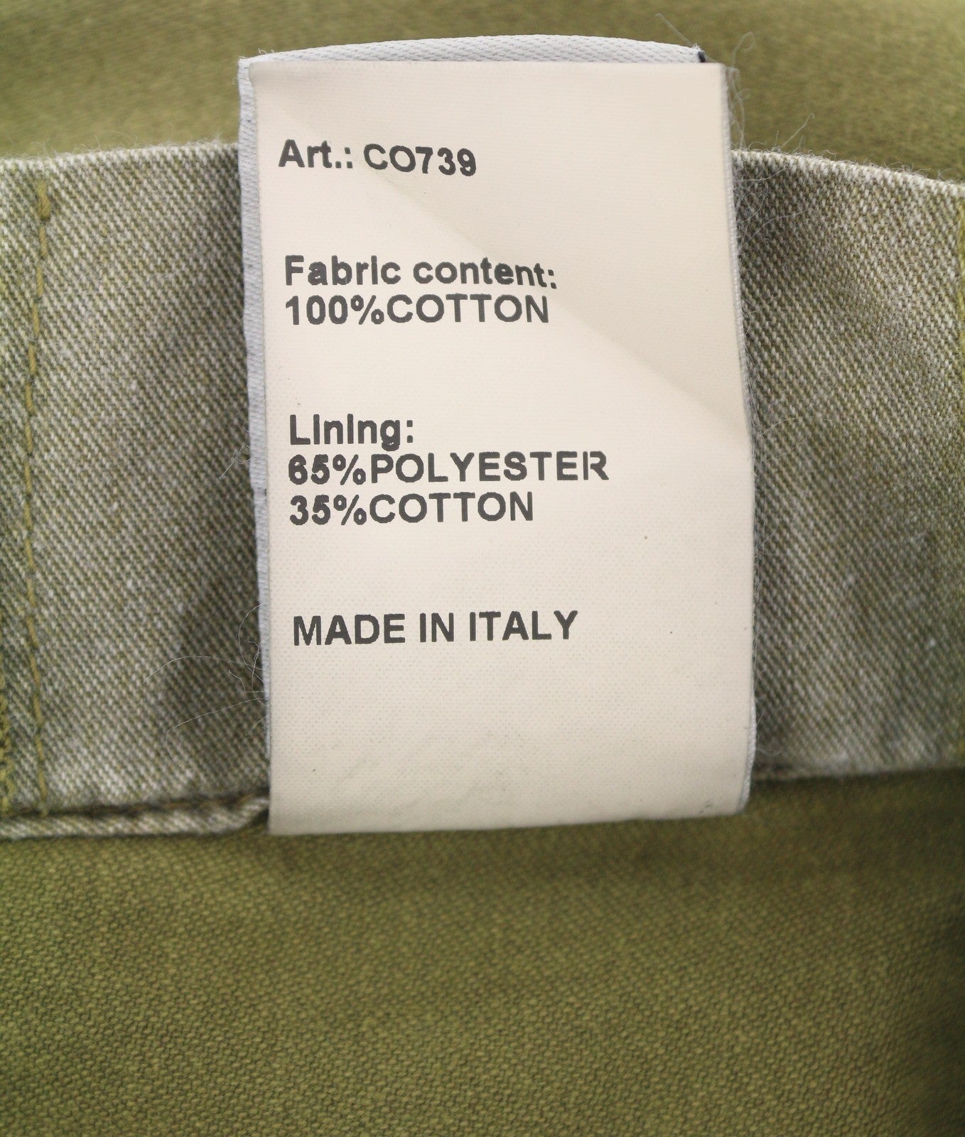 R13 moteriškos kelnės iki kulkšnies, 26, alyvuogių spalvos, dažytos drabužių logotipu, FW25, RRP1199 