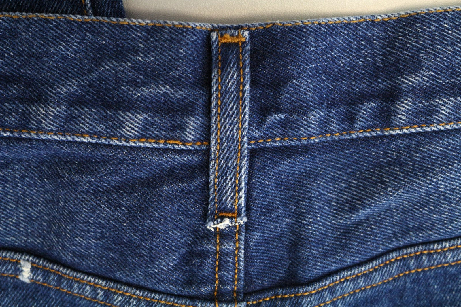 DIESEL Mharky 0078S Men's W34 Slim Blue Washed Button Fly Cotton Casual Jeans