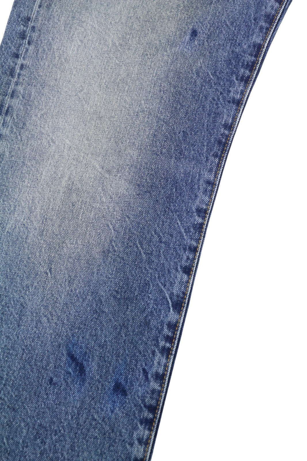 R13 Boyfriend moteriški džinsai, 30, Jasper, tiesus kirpimas, ūsai, išblukę iki kulkšnies, mėlyni, PF25 