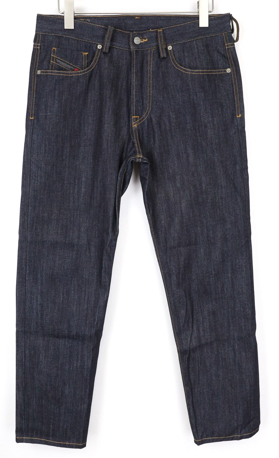 DIESEL Mharky 088AH Men's W32/L32 Dark Blue Pure Cotton Slim Jeans Everyday