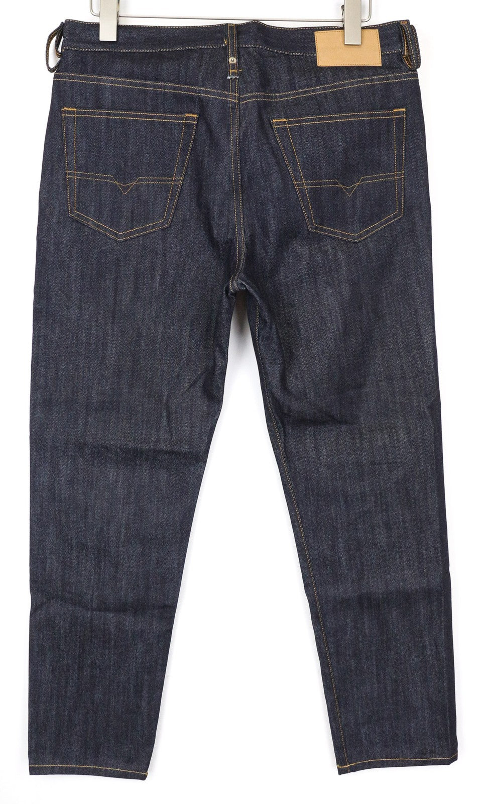 DIESEL Mharky 088AH Men's W32/L32 Dark Blue Pure Cotton Slim Jeans Everyday