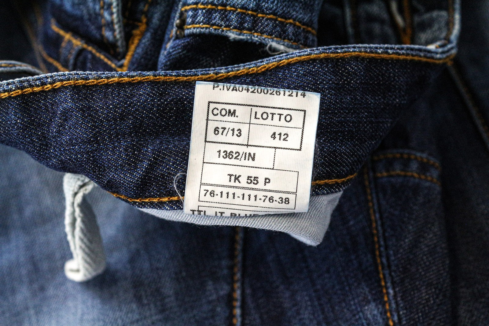 TAKESHY KUROSAWA Men's W30 Slim Blue Pure Cotton Washed Distressed Jeans Worn