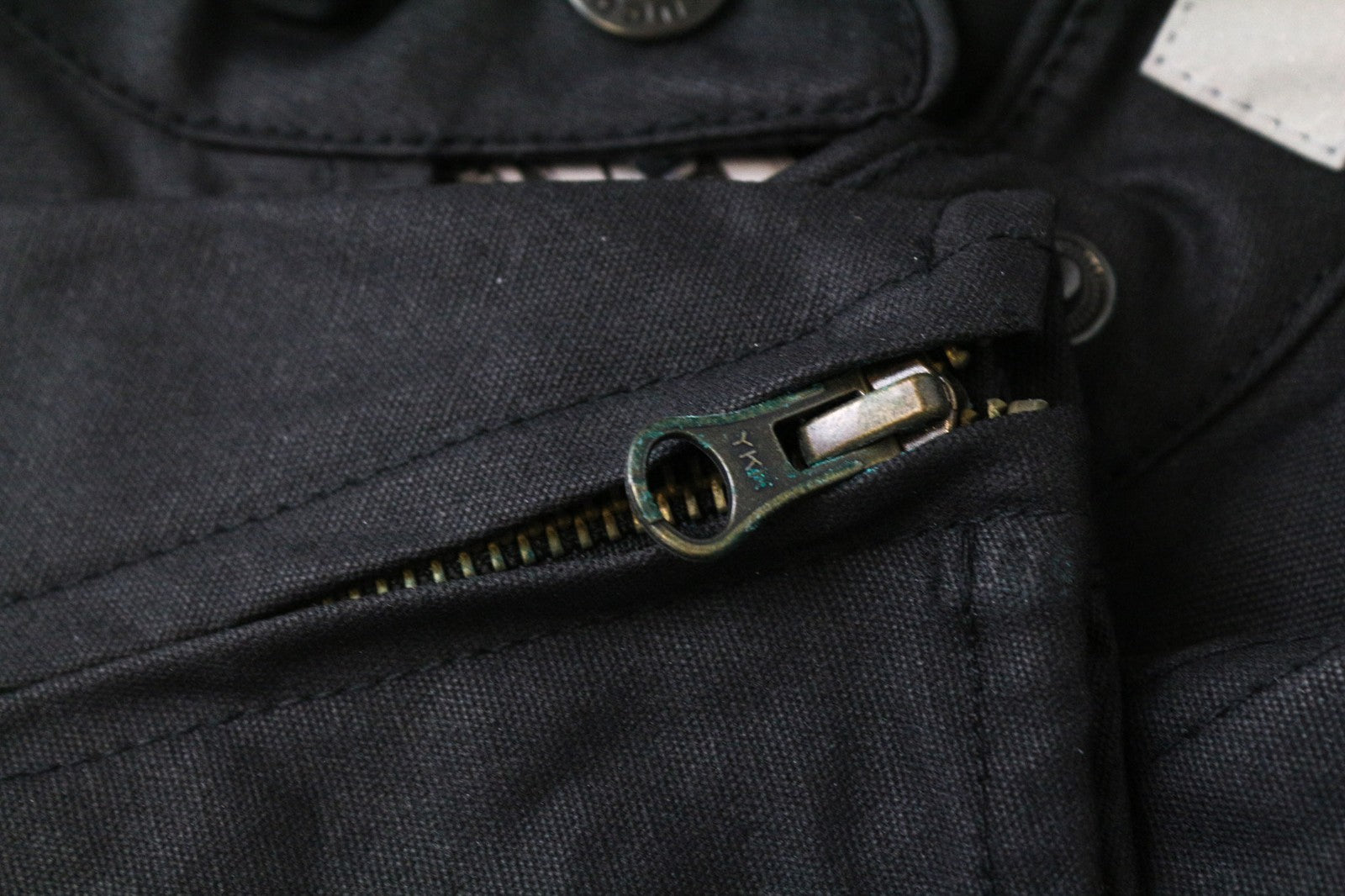 TUCANO URBANO Queen moteriška IT40 juoda vaškuota medvilninė motociklininko striukė, kvėpuojanti 