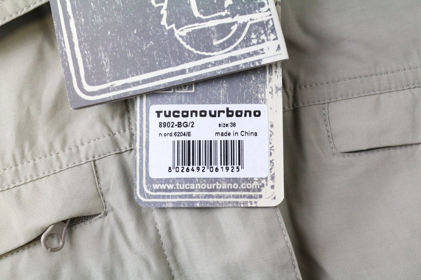 TUCANO URBANO Demetra moteriška IT38 smėlio pilkos spalvos medvilninė motociklininko striukė, neperpučiama nuo vėjo 