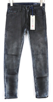 DIESEL Thommer CB-NE 086AZ vyriški W26 ploni pilkai mėlyni Sweat Jogg Stretch džinsai 