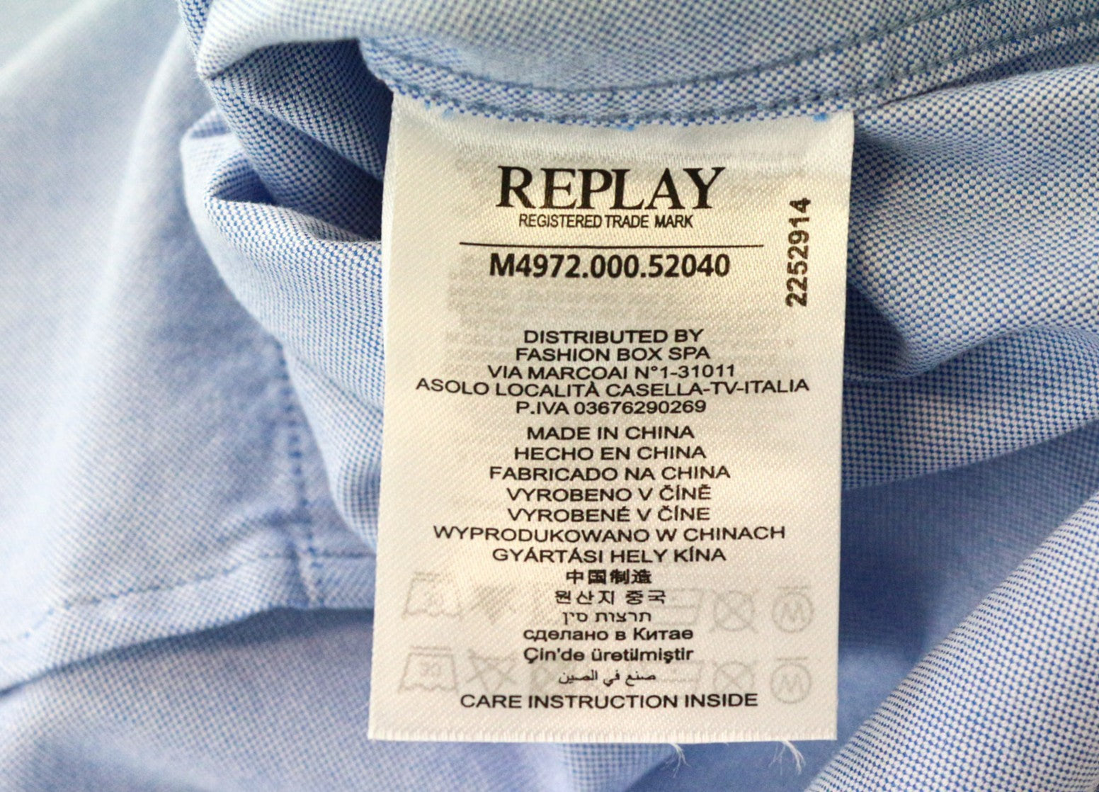 REPLAY vyriški marškinėliai XS dydžio, šviesiai mėlyni melanžo spalvos, grynos medvilnės, laisvalaikio stiliaus, su kišenėmis. 