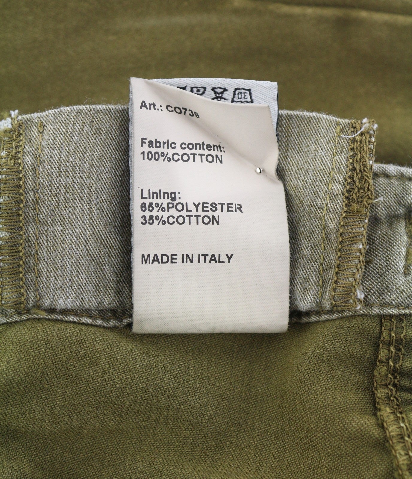 R13 kulkšnies karinės moteriškos kelnės 26 alyvuogių spalvos dažytos krovininės kelnės su užtrauktuku FW25 RRP1199 