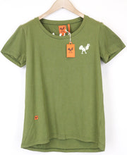 GOOD GENES Men's T-Shirt M Green Cotton Short Sleeve Pullover Logo Tee