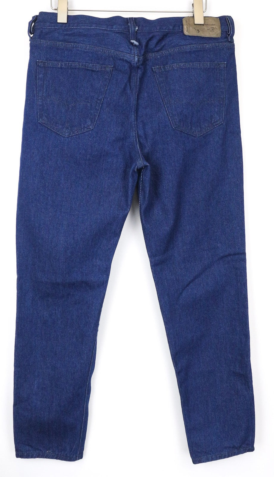 DIESEL Mharky 0078F Men's Jeans W34 Blue Slim Non-Stretch Button Fly Skinny