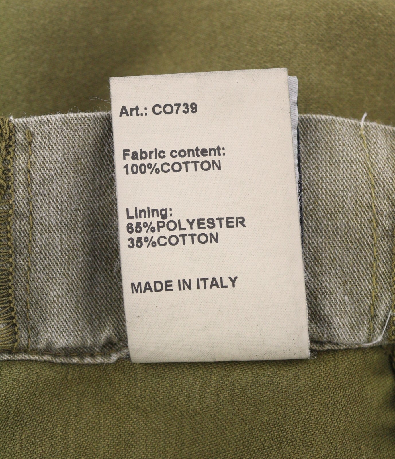 R13 moteriškos kelnės iki kulkšnių, 25, alyvuogių spalvos, dažyta moleskine, FW25, RRP1199 