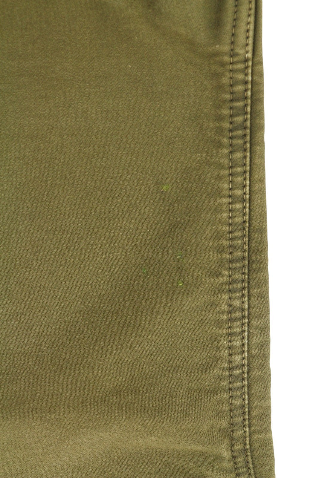 R13 moteriškos kelnės iki kulkšnių, 25, alyvuogių spalvos, dažyta moleskine, FW25, RRP1199 