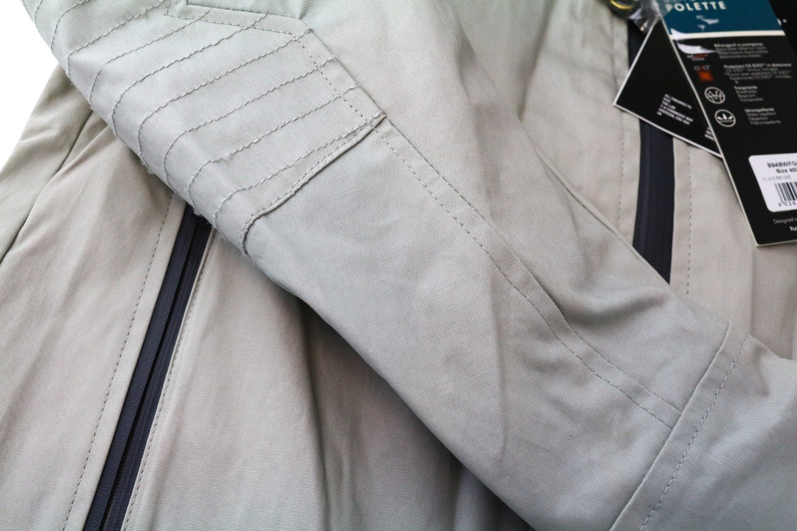 TUCANO URBANO Polette moteriška striukė EU36 šviesiai pilka su medvilniniu pamušalu motociklininko striukė 