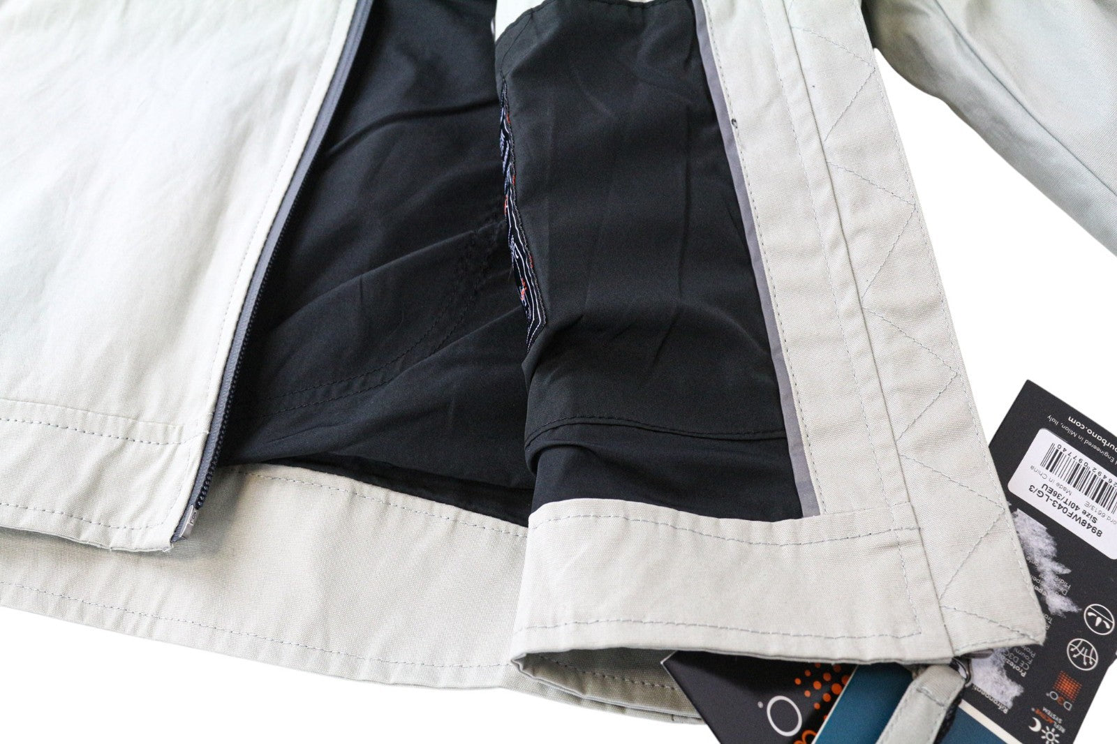 TUCANO URBANO Polette moteriška striukė EU36 šviesiai pilka su medvilniniu pamušalu motociklininko striukė 