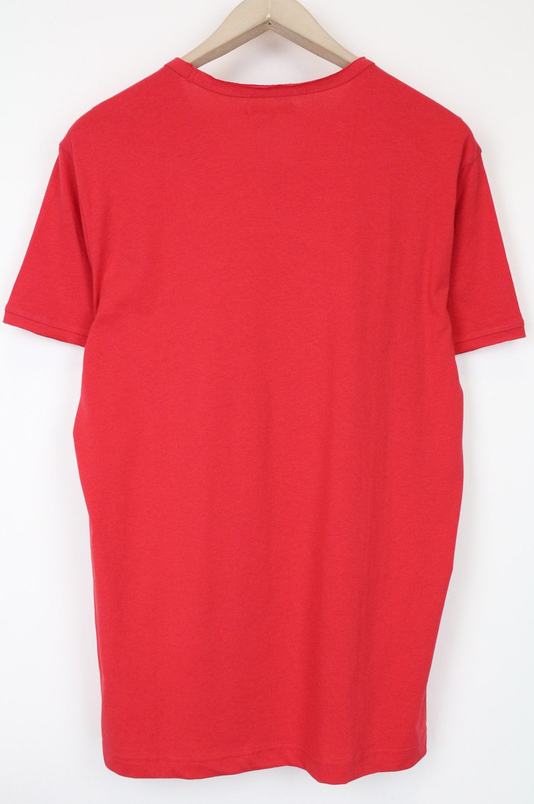GAUDI Men's T-Shirt XL Red Cotton Short Sleeve Plain Pullover Tee Casual