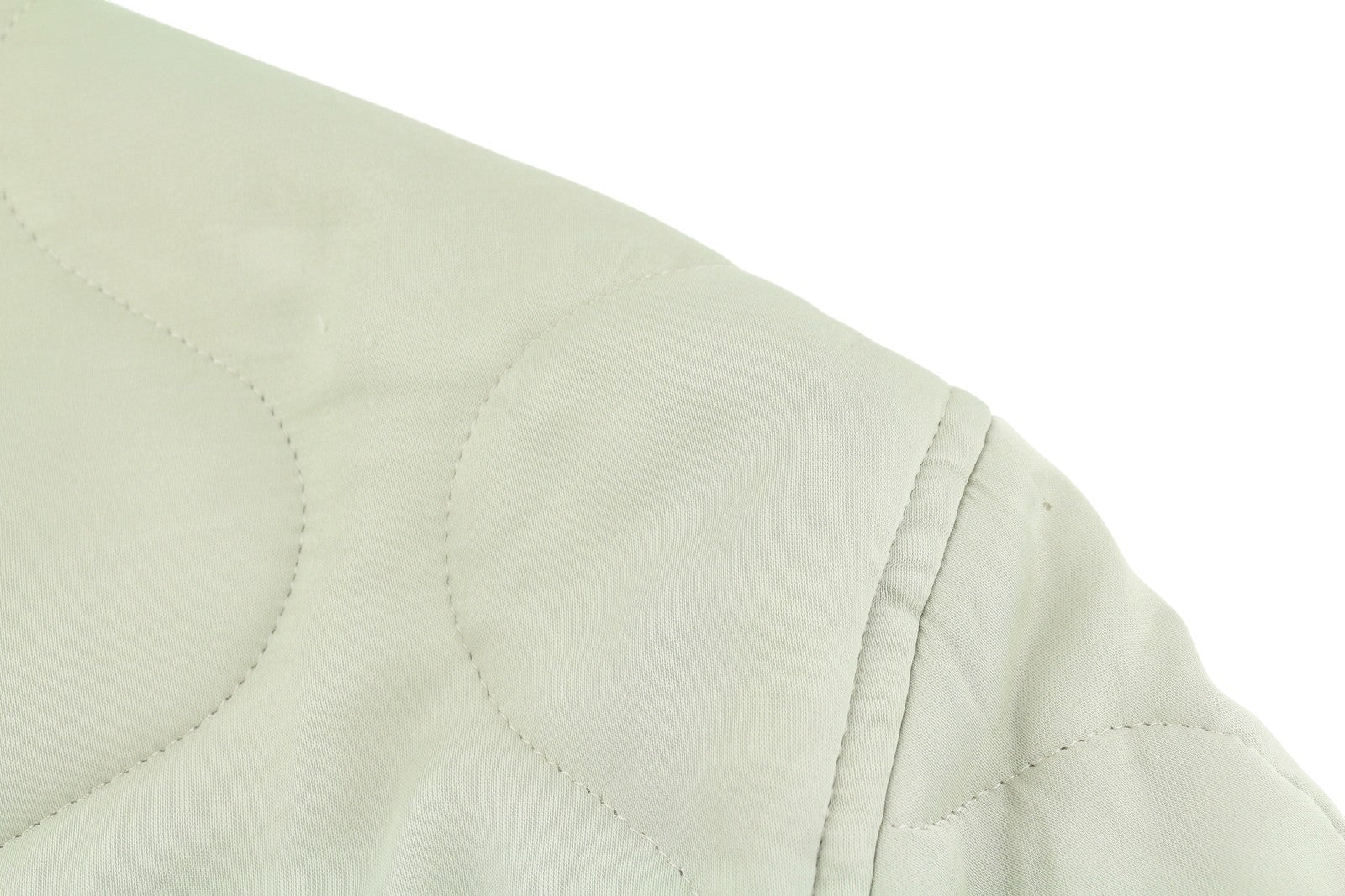 ALLSAINTS Foxi liner moteriškas švarkas EU42 žalias su sagomis ir dygsniuotomis apvalios kaklo kišenėmis 