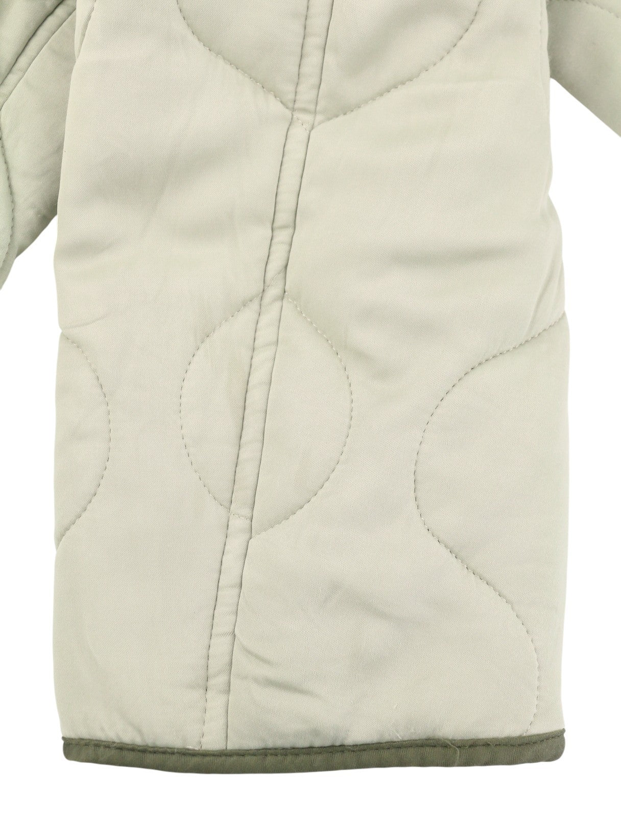 ALLSAINTS Foxi liner moteriškas švarkas EU42 žalias su sagomis ir dygsniuotomis apvalios kaklo kišenėmis 