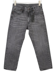 R13 Boyfriend moteriški džinsai 24 Wilson juodi ūsai su išblukusiais trumpais tiesiais PS25 