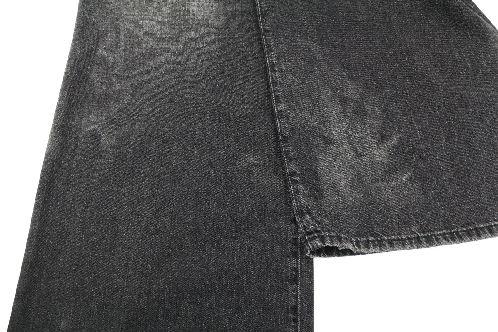 R13 Damon klostuoti moteriški džinsai 28 Ellery juodi ūsai su išblukusiu laisvo kirpimo džinsu 