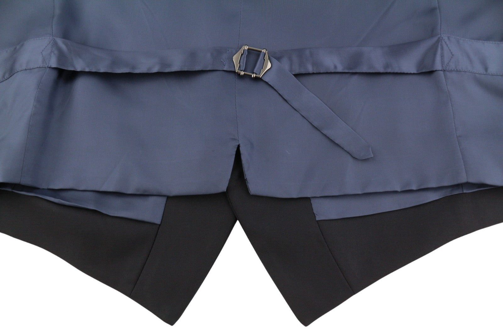 SUITSUPPLY Ferrara vyriška liemenė UK46S tamsiai mėlyna vilnonė oficiali liemenė su sagomis 