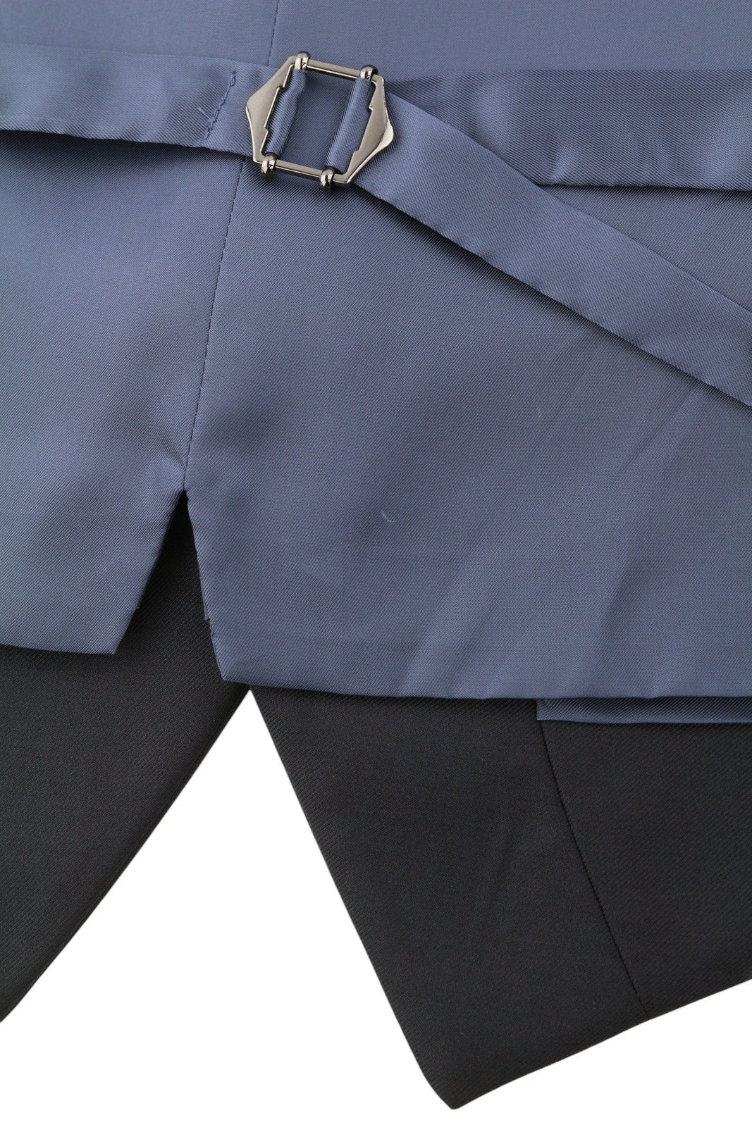 SUITSUPPLY Ferrara vyriška liemenė UK46S tamsiai mėlyna vilnonė oficiali liemenė su sagomis 