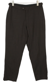 SUITSUPPLY Brescia vyriškos kelnės, UK42L, rudos, vilnonės, šilko, lininės, siaurėjančios, su užtrauktuku. 