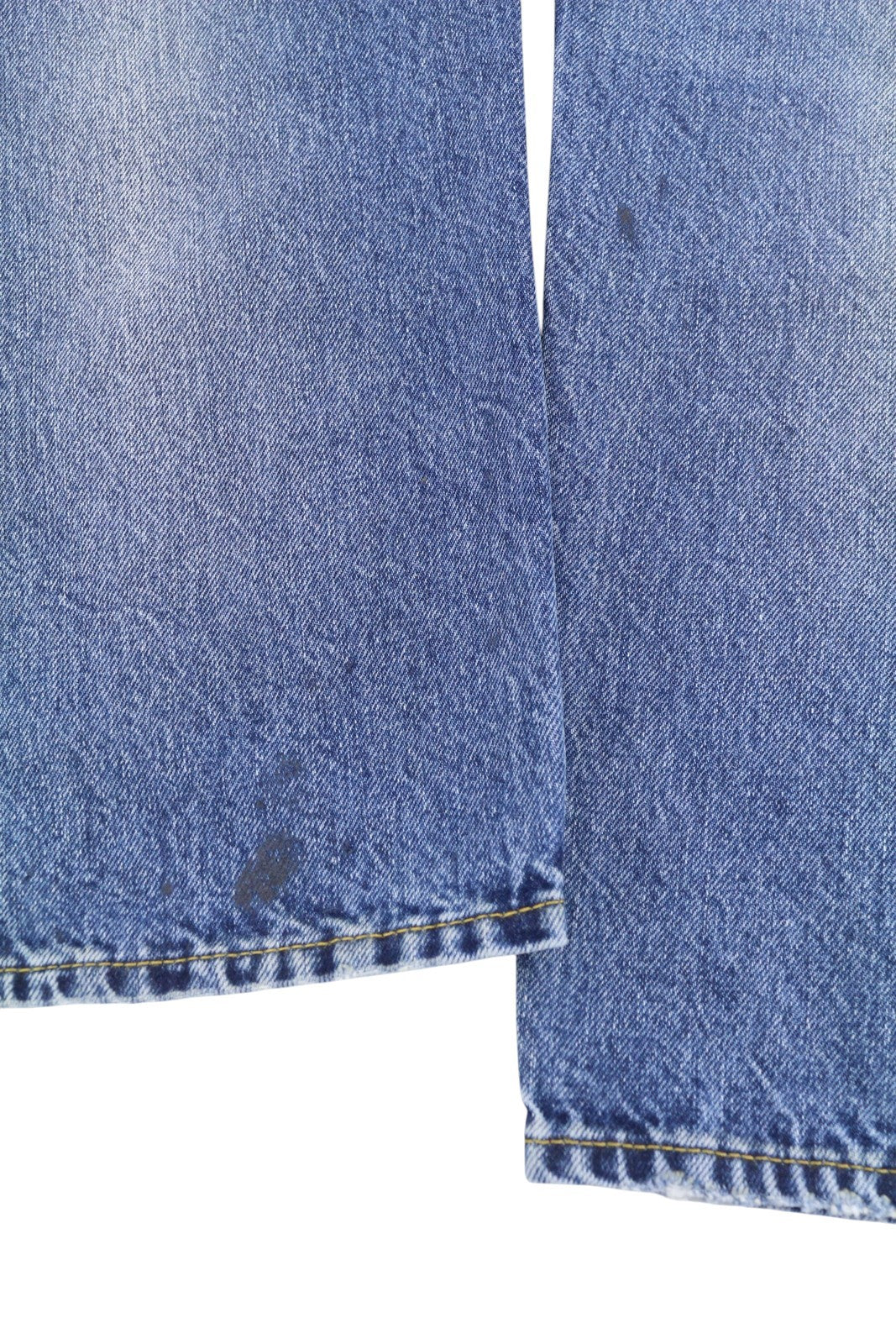 R13 Boyfriend moteriški džinsai 28 Jasper ūsai su išblukusiu trumpinimu, mėlyni PF25 